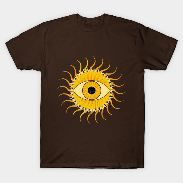 All-seeing sun T-Shirt by ElectricMint